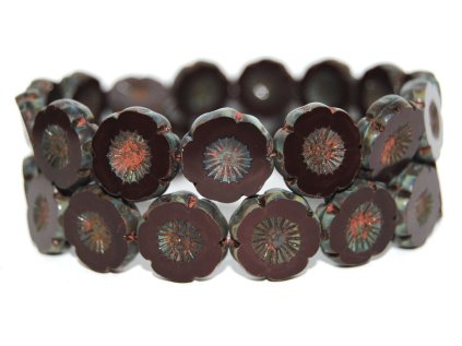 Hawaii flowers 16mm - Table cut beads