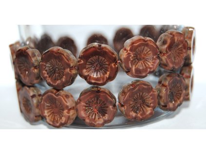 Hawaii flowers 16mm - Table cut beads