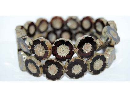 Hawaii flowers 16mm - Table cut beads
