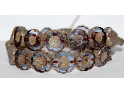 Hawaii flowers 16mm - Table cut beads