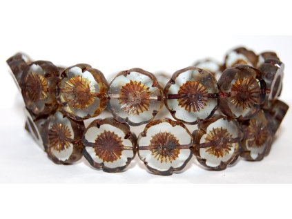 Hawaii flowers 16mm - Table cut beads