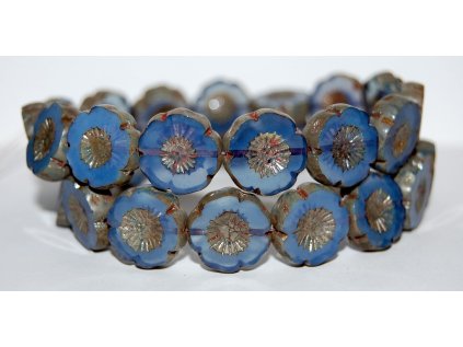 Hawaii flowers 16mm - Table cut beads