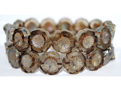 Hawaii flowers 16mm - Table cut beads
