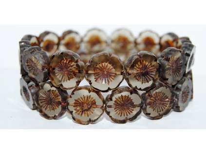 Hawaii flowers 16mm - Table cut beads