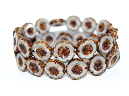 Hawaii flowers 16mm - Table cut beads