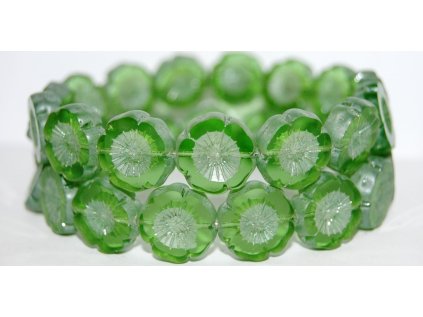 Hawaii flowers 16mm - Table cut beads
