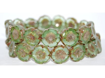 Hawaii flowers 16mm - Table cut beads