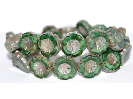 Hawaii flowers 16mm - Table cut beads