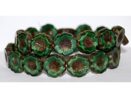 Hawaii flowers 16mm - Table cut beads