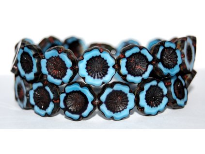 Hawaii flowers 16mm - Table cut beads