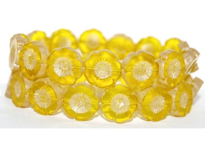 Hawaii flowers 16mm - Table cut beads