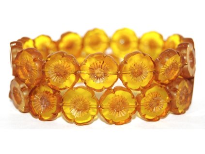Hawaii flowers 16mm - Table cut beads