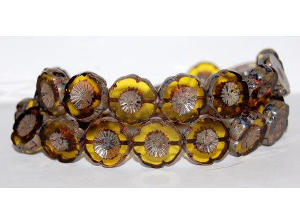 Hawaii flowers 16mm - Table cut beads