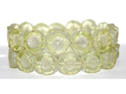 Kytky Hawai 16 mm - Ploškované perle It glows under UV lamp.