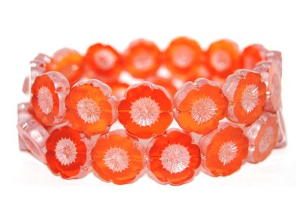 Hawaii flowers 16mm - Table cut beads