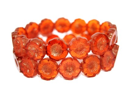 Hawaii flowers 16mm - Table cut beads