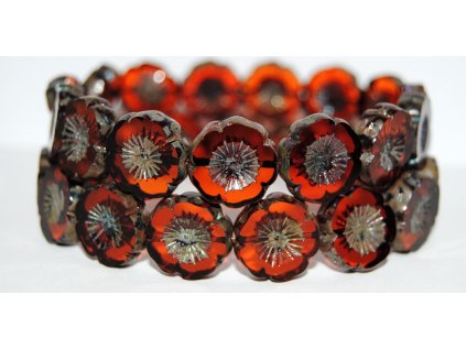Hawaii flowers 16mm - Table cut beads