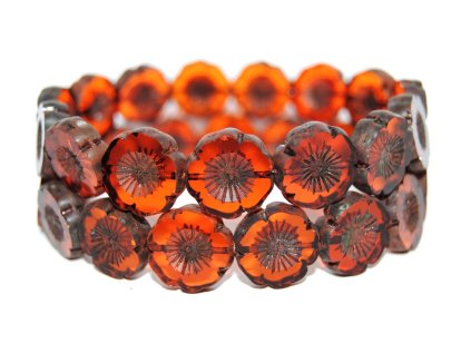 Hawaii flowers 16mm - Table cut beads