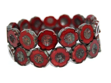 Hawaii flowers 16mm - Table cut beads