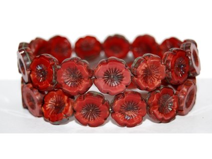 Hawaii flowers 16mm - Table cut beads