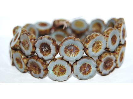 Hawaii flowers 16mm - Table cut beads