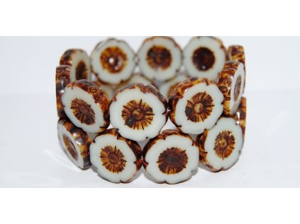 Hawaii flowers 20mm - Table cut beads
