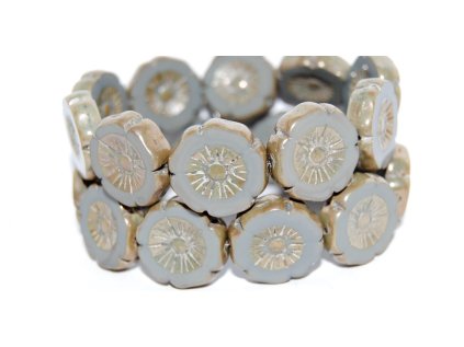 Hawaii flowers 20mm - Table cut beads