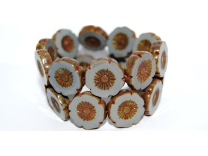 Hawaii flowers 20mm - Table cut beads