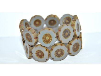 Hawaii flowers 20mm - Table cut beads