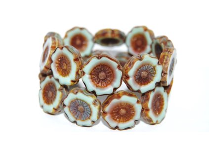 Hawaii flowers 20mm - Table cut beads