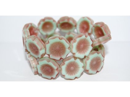 Hawaii flowers 20mm - Table cut beads