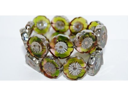 Hawaii flowers 20mm - Table cut beads