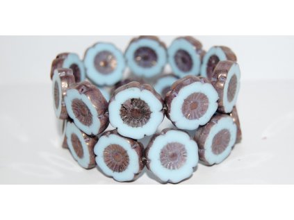 Hawaii flowers 20mm - Table cut beads