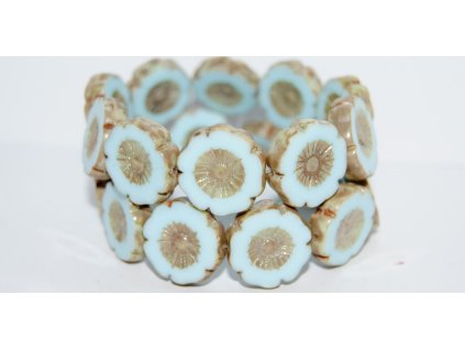 Hawaii flowers 20mm - Table cut beads