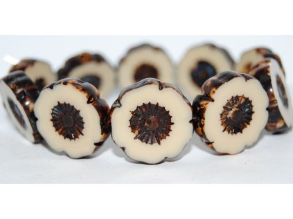 Hawaii flowers 22mm - Table cut beads