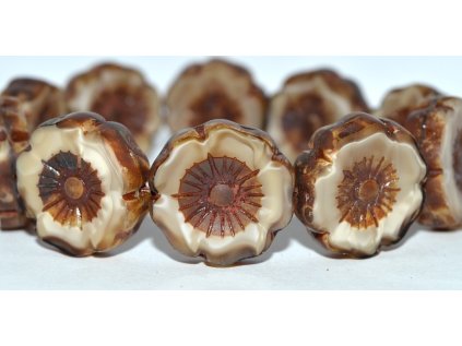 Hawaii flowers 22mm - Table cut beads