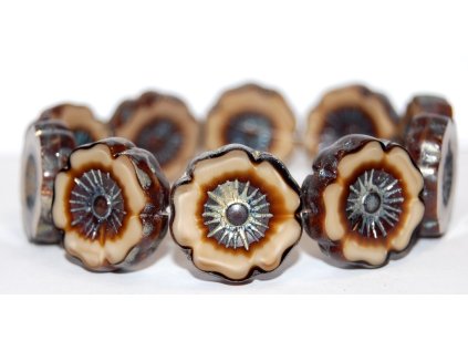 Kytky Hawai 22 mm - Ploškované perle