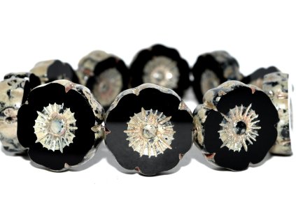 Hawaii flowers 22mm - Table cut beads