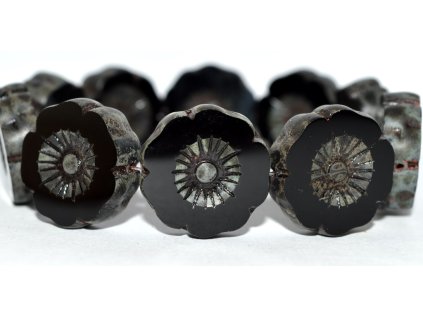 Hawaii flowers 22mm - Table cut beads