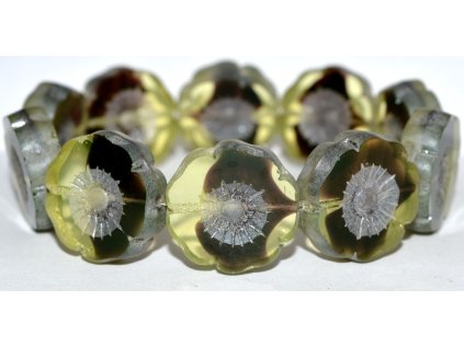 Hawaii flowers 22mm - Table cut beads