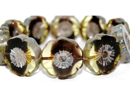 Hawaii flowers 22mm - Table cut beads