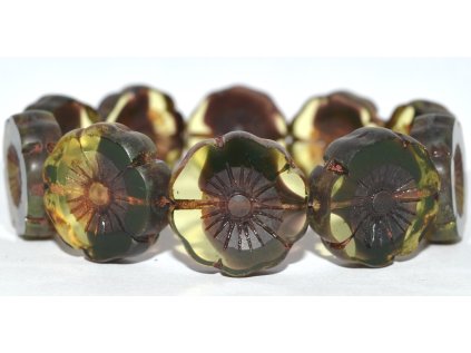 Hawaii flowers 22mm - Table cut beads