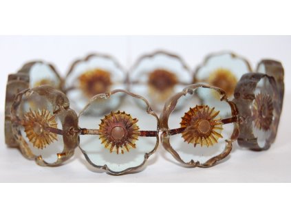 Hawaii flowers 22mm - Table cut beads