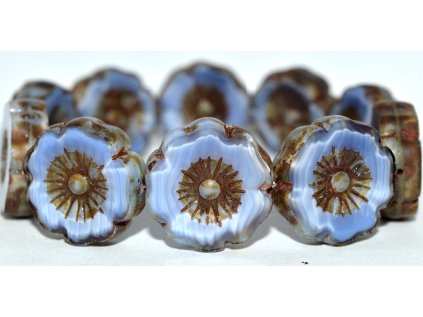 Hawaii flowers 22mm - Table cut beads