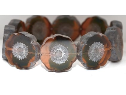 Hawaii flowers 22mm - Table cut beads