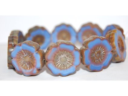 Hawaii flowers 22mm - Table cut beads