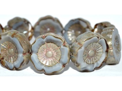 Hawaii flowers 22mm - Table cut beads