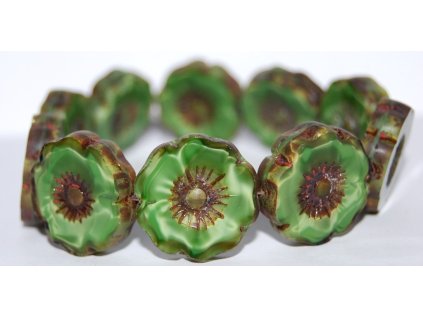 Hawaii flowers 22mm - Table cut beads
