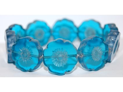 Hawaii flowers 22mm - Table cut beads