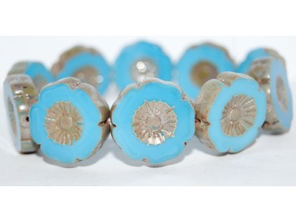 Hawaii flowers 22mm - Table cut beads